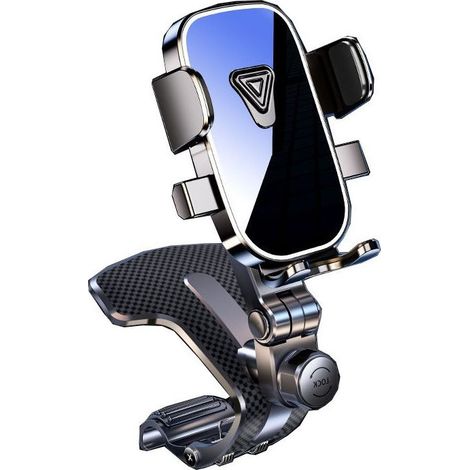 Support Téléphone Voiture - Magnétique - Rotatif 360° - Pour GPS et Smartphone - Compatible 4 à 7,3 Pouces - 1 Pièce (1/5)