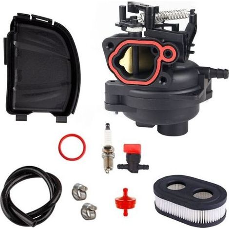 799584 594058 Carburateur pour B&S 594057 592361 594529 09P702 9P702 550EX 625EX 675EX 725EXI lc121p 163cc 140cc pour Troy Bilt TB110 TB200 103M02 Tondeuse à Gazon Moteur Vertical Carb (1/4)
