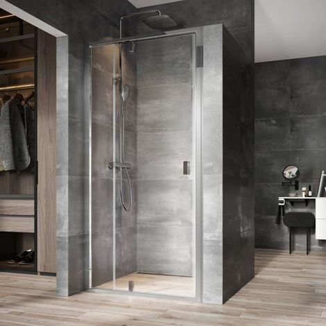 Ravak Nexty - Anta doccia pivottante 110 cm, cromo/vetro trasparente 03OD0C00Z1