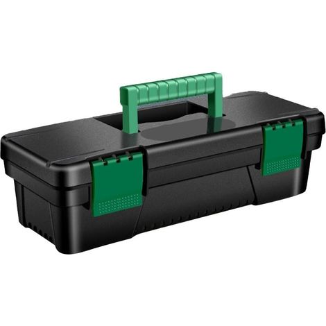 Boîte à outils robuste en plastique 25,4 cm pour la menuiserie et les réparations électriques (1/5)