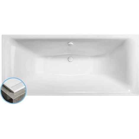 KALDERA SLIM baignoire rectangulaire 180x80x40cm, blanc (1/4)