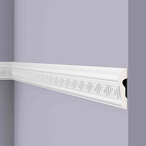 Wand- und Friesleiste NMC Z31 ARSTYL Noel Marquet Zierleiste Stuckleiste Modernes Design weiß 2 m (1/5)