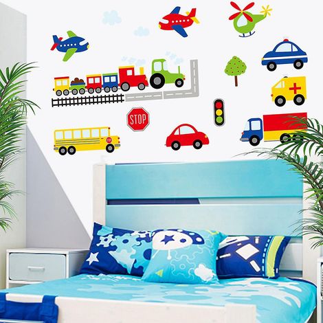 stickers Muraux Autocollant Mural De Chambre D'enfant De Garon De Dessin Anim Autocollants Muraux Mural Stickers Pour Chambre Salon Mur Tv (1/5)