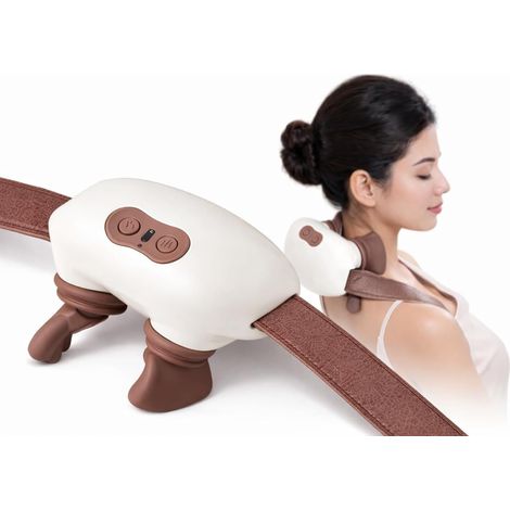 Masseur Cervical et Épaules Électrique – Nouveau Modèle 2026 – Massage Shiatsu Multi-Zones pour Cou, Dos et Jambes - Chauffant – 3 Niveaux d’Intensité (1/5)