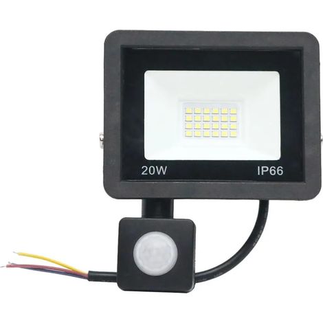 Projecteurs LED d'extérieur, Détecteur De Mouvement LED Lumières D'inondat Applique Murale Extérieure IP66 Étanche Lumière Du Jour Blanc Super Lumineux Lumière De Sécurité Jardin Patio pour cour, park (1/5)