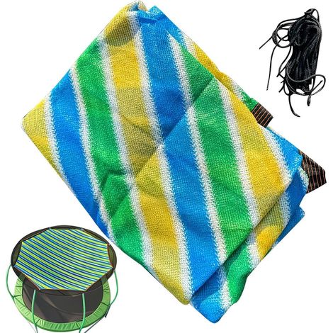 Toile Ombrage pour Trampoline Accessoires De Protection De Remplacement Housse de toit de trampoline Pour Adultes Saut Intérieur Protection UV Pluie Accessoires Protecteurs (1/5)