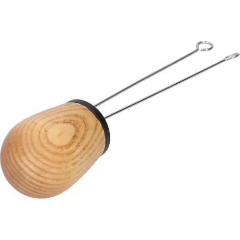 Distributeur à Aiguille pour Café Moulu avec Manche en Bois - Outil de Distribution et Remuage (Fraxinus Noir) (1/5)