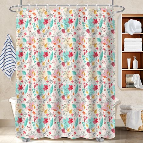 Rideau douche polyester 180x180 tendance rideau imperméable pour une petite salle de bain (1/5)