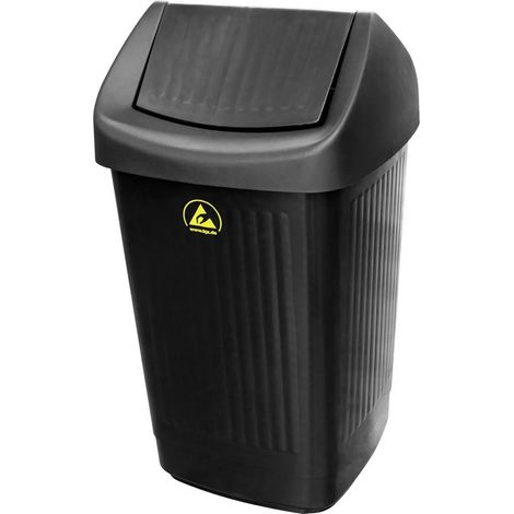 [GEBRAUCHT] B-Ware Bjz A 35059 Esd Papierkorb Abfallbehälter Mülleimer 50 L Kunststoff Schwarz