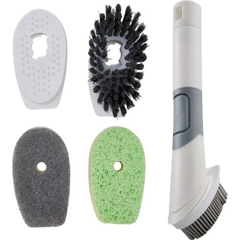 4 in 1 Dish Brush with Detergent Dispenser (1/2)