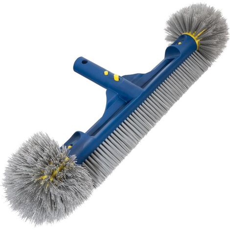 Embouts Circulaires, POOLAZA Brosse Piscine 45cm – Tête pour Piscine Enterrée Hors Sol Poils Nylon R (1/5)