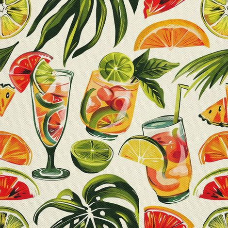 Outdoor-Dekostoffe Oxford - Motiv Cocktail DX8457 (1/5)