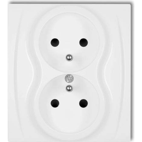 Logo Doppelsteckdose mit/ohne weißem LGP-2zp