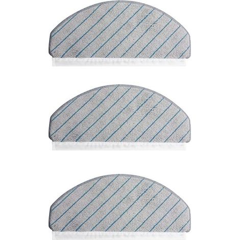 Okaywork 3 pcs de Rechange pour Ecovacs Deebot T10 Plus Chiffon de Nettoyage Compatible avec Ecovacs Deebot T10 Plus,Accessoires de balayeuse, Sac poussire, Brosse Jante, Noyau (1/5)