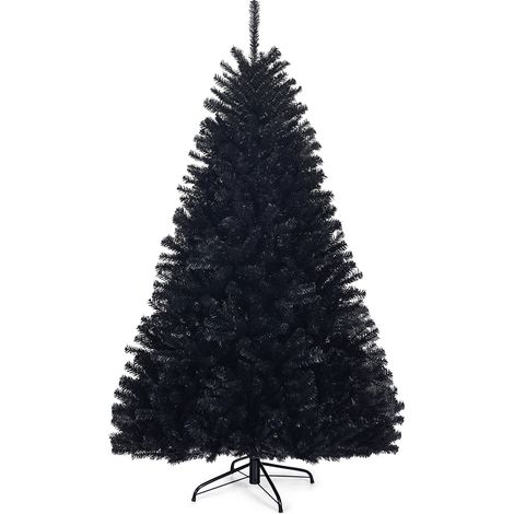 Sapin de Noël Artificiel Arbre de Noël 180 cm PVC 1036 Pointes Branche Pied Métal CW97117 (1/3)