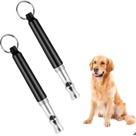 Accessoires pour chiens, sifflet à ultrasons réglable, paquet de 2