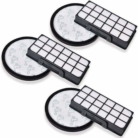 Lot de 3 Filtre pour Aspirateur Rowenta XTrem Power Cyclonic RO6921EA RO6941EA RO6951EARO6954EA RO6962EARO6963EARO6971EA RO6984EA RO6993EA Accessoires Filtres de remplacement (1/4)