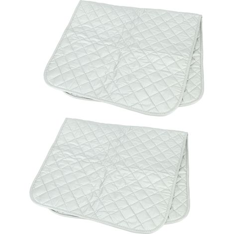 Lot de 2 tapis de repassage magnétiques résistants à la chaleur, couverture de repassage portable, housse de rechange pour lave-linge et sèche-linge (1/5)