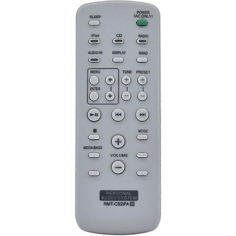 Ersatz-Audiofernbedienung RMTCS2IPA für ZS-S2IP, ZS-S4IP, ZS-S2IP/B (1/5)