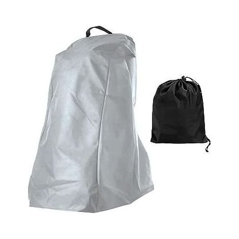 Housse de Nettoyeur Piscine Couverture Panier Ourlet élastique Imperméable pour Robots Nettoyeurs avec Poigné, Gris - (1/5)