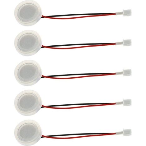 Cinq Disques Céramique 20mm 1.7MHz pour Brumisateur Ultrason avec Joints Étanchéité (1/4)