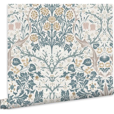 William Morris At Home Vliestapete Blackthorn Daydream Blau 10mx52cm (1/5)