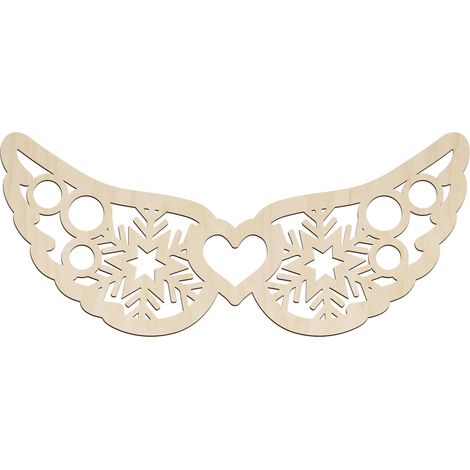 Ala de ángel 150x65mm 10 unidades para corona, álbum, decoración de pared, atrapasueños (1/4)