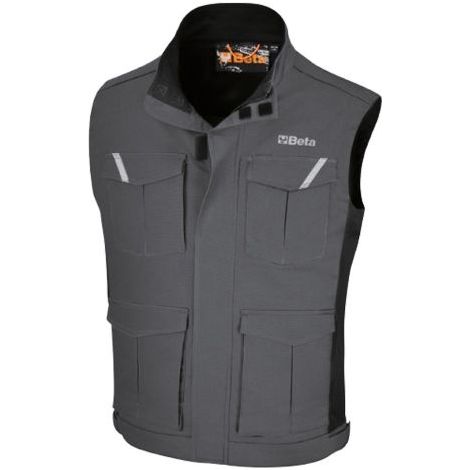 Beta 7937MG Gilet da lavoro in cotone elasticizzato - M