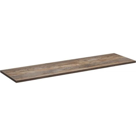 Plateau meuble sous vasque Rosario Oak - Marron - L 140,4 x l 46 - Livraison gratuite