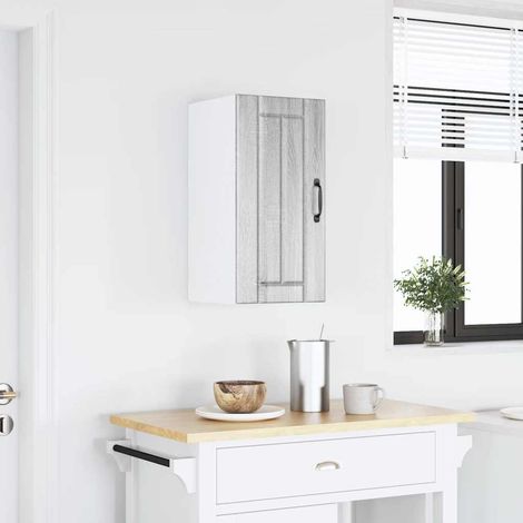 vidaXL Armario de pared cocina Lucca madera contrachapada gris sonoma (1/5)