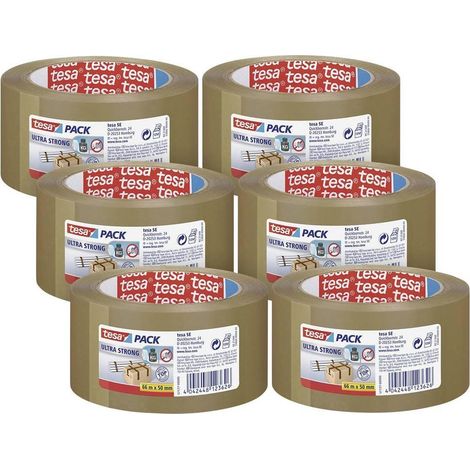 Cinta adhesiva Tesa ULTRA STRONG marrón 66m x 50mm