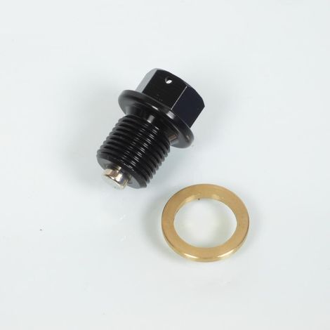 Bouchon de vidange M14 Pas 1.25 aimanté Tecnium pour moto scooter