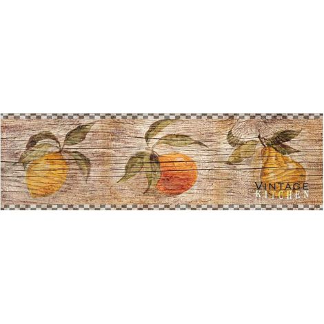 Alfombra de terciopelo vintage para cocina 45 x 150 cm Alfombra de terciopelo vintage para cocina 45 x 150 cm - Mercury