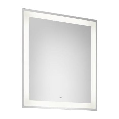 Espejo con iluminacion LED perimetral y placa antivaho IRIDIA - ROCA Medidas: 600 mm
