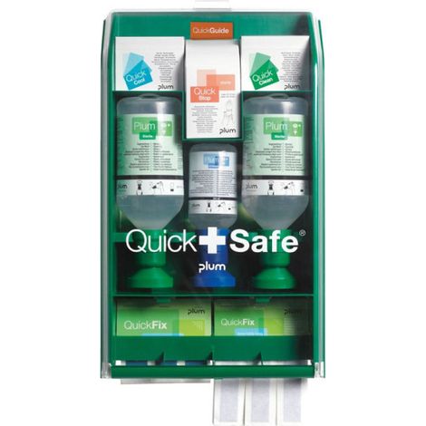 Botiquines de Pared Quicksafe - Armario de primeros auxilios PLUM