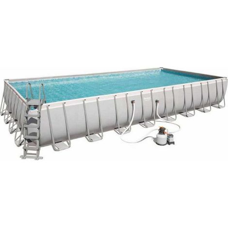 Bestway 56623 Piscina Steel Rettangolare Filtro j7 956x488 H.132 (1/10)