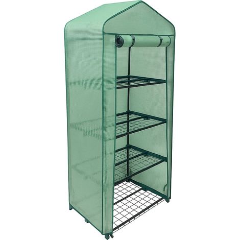 Greenhouse 4 Tier with PE Cover