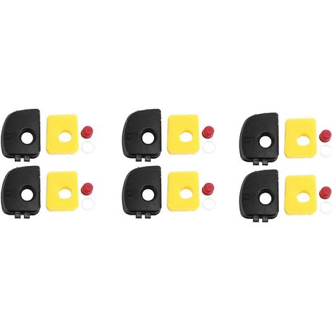 Lot de 6 couvercles de filtre à air et filtres à air (références 595660, 799579 et 594281) compatibles avec les tondeuses à gazon Briggs & Stratton. (1/5)