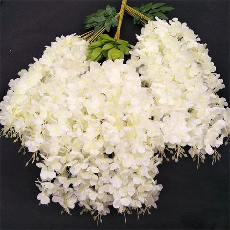 Brindille Fausse Glycine - Décoration Murale et Arche de Mariage - Branches Artificielles en Plastique - 30 cm - 1 Pièce (1/5)