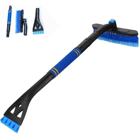 Grattoir à glace extensible, brosse à neige pour pare-brise de voiture, détachable avec poignée en mousse ergonomique (1/5)
