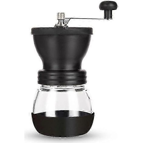 Moulin à café manuel avec mouture réglable pour expresso, cafetière à piston et café filtre, idéal pour la maison, le bureau et les voyages.-AquaForge (1/5)