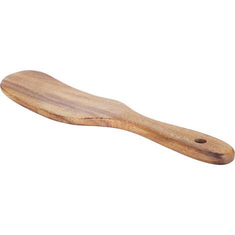 Teak-Küchenspatel, hölzerne Bratschaufel, Haushaltsutensil 23 x 5 cm (1/5)
