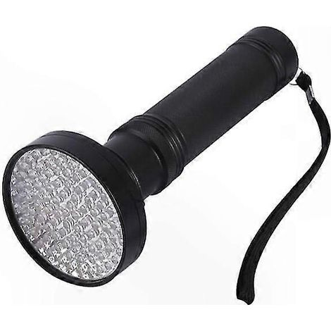 Lampe UV 100 LED violette pour détection de scorpions et inspection d'agents fluorescents, torche en alliage d'aluminium, lampe germicide portative (1/5)