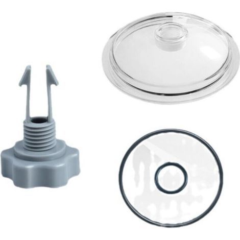 Valve de libération d'air et joint torique de rechange pour pompe à filtre Intex 10460 10264-2 + couvercle de la trappe (1/4)