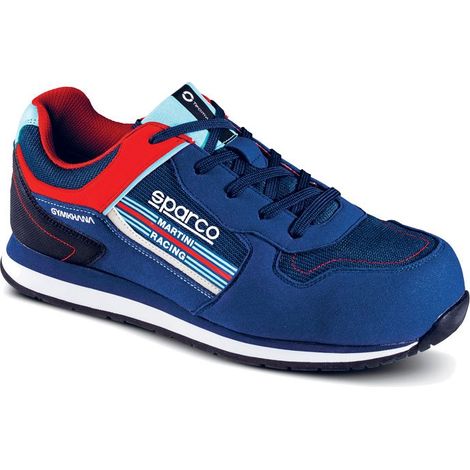 Scarpe Antinfortunistiche Sparco Gymkhana Martini S1P Blue/Rosso 45 (1/5)