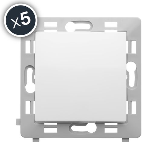 DEBFLEX - CALY MECANISME PERMUTATEUR BLANC BOITE DE 5 - 802019 (1/3)