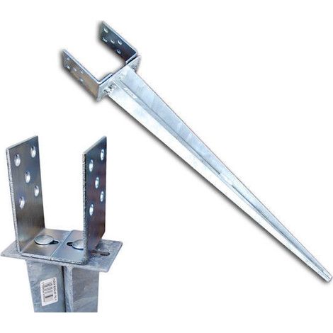 Base de poteau martelée réglable 0-165700 mm - LBS W 0-160R (1/2)
