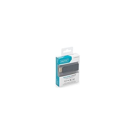 DIGITUS Adaptador de gráficos DisplayPort, DP a HDMI tipo A, Full HD 1920 x 1080 píxeles, DPCP, HDCP, negro (1/4)