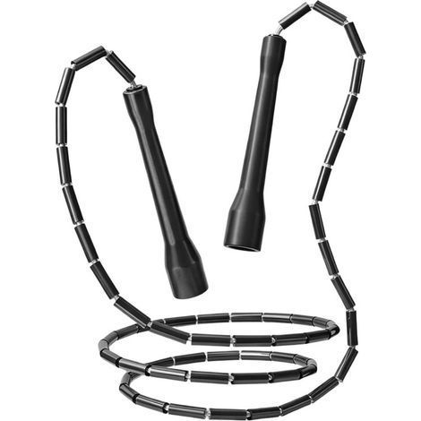 Corde à sauter à billes Longziming - Corde à sauter à billes - Corde à sauter à billes - Retour tactile - Réglage rapide de la longueur - TPE et nylon - Conception légère - Entraînement intérieur et e (1/5)