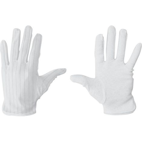 BJZ C-199 2814-M Gant antistatique (ESD) anti-dérapant Taille du vêtement: M polyester, Polyuréthane (1/2)
